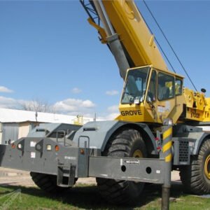 grove rt700e 60 ton rough terrain crane 123642